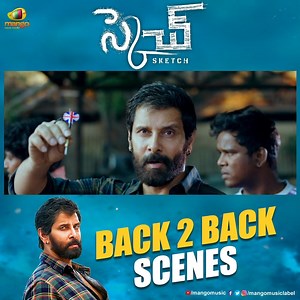4.2M views · 96K reactions | Enjoy Sketch Full Movie Here  https://bit.ly/3IkqcjL Watch and enjoy the Back to Back Scenes of Vikram’s Action Thriller Film #Sketch Part - 1 Directed by #VijayChandar on Mango Music #Vikram #TamannaahBhatia #SThaman #MSukumar #MovingFrame #VCreations #MangoMusic | Mango Music | Facebook