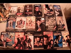 James Bond - Complete VHS Movie Collection