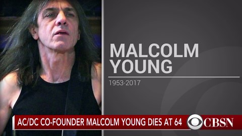 AC/DC co-founder Malcom Young dies at age 64
