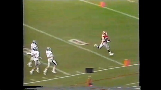 Against Ole Miss in Athens in 1988, tailback Tim Worley accounts for 257 yards on 20 touches and three touchdowns scored three different ways: via a kickoff return, rushing, and even passes for a score that’s “on the money.” Trailing 12-10 in the third quarter, Georgia rallies to rout the Rebels, 36-12. | UGA Football by Patrick Garbin