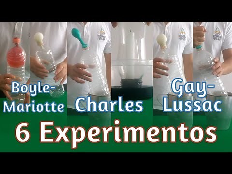 Experiments - Gas laws: Boyle's Law - Charles's Law - Gay-Lussac's Law
