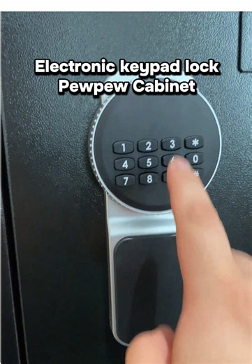 Password unlock, hidden keyhole, 3 solid steel bolts. 👍@KAER World #kaer #pewpewlocker #homesafe #storage #lock