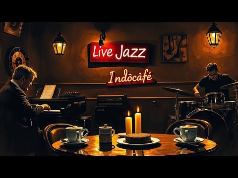 Instrumental Live Jazz Music in a Cozy Café – Mellow Café Jazz for Relaxing Evenings