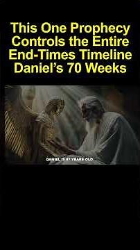 This One Prophecy Controls the Entire End Times Timeline Daniel’s 70 Weeks