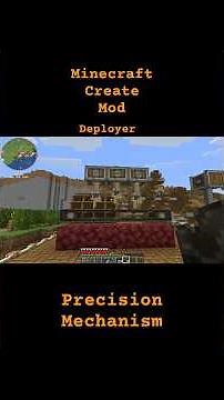Automating Precision mechanism #minecraftcreatemod #dunnersduke #gaming #games #gameplay #minecraft