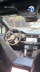 Terrifying moment Waymo nearly crashes into another car