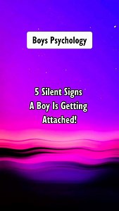 1.4K views · 318 reactions | 5 Silent Signs A Boy Is Getting Attached! #reels | Crush Psychology | Facebook