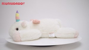 Niuniu Daddy Weighted Unicorn Stuffed Animal -20" Large Sensory Soft Toy for Kids & Adults, 3.3lb Faux Fur Anxiety Relief Weighted Pillow, Giant White Weighted Plush Gift for Girls Kids Adults at Hom - Walmart.com