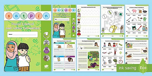 SATPIN Pencil Control and Letter Formation Activity Booklet