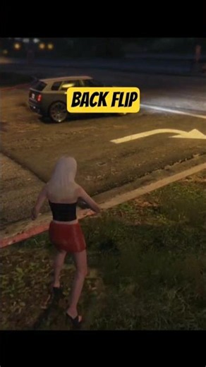 Front flip and Back flip Tutorial 😂 #gtav #gtaonline #gaming #gameplay #trending #shorts