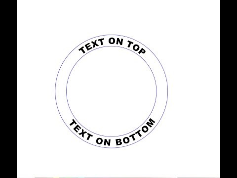 How to put text on the outside bottom of a circle in Inkscape! SUPER FAST METHOD 2021