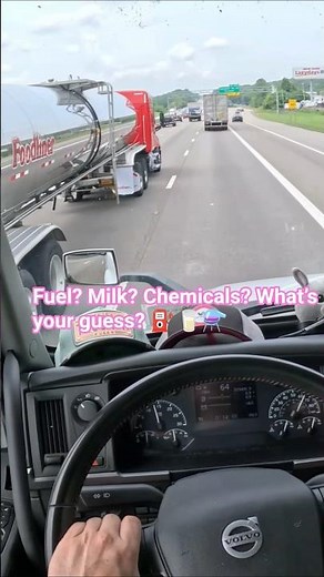 POV Truck Driving USA | Unknown Tanker Overtakes at 65 MPH | 4K Realistic Drive #shorts