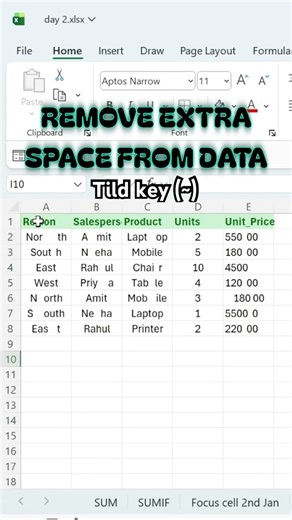 Save hours using CNTRL H shortcut in excel !!