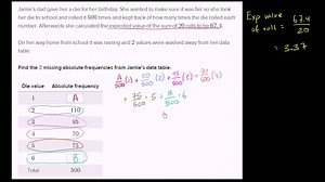 Getting data from expected value