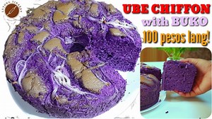 24K views · 1.2K reactions | UBE CHIFFON CAKE WITH BUKO RECIPE...