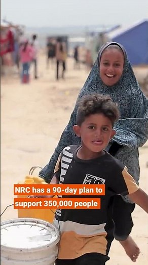 Our 90 day relief plan for 350,000 people in Gaza