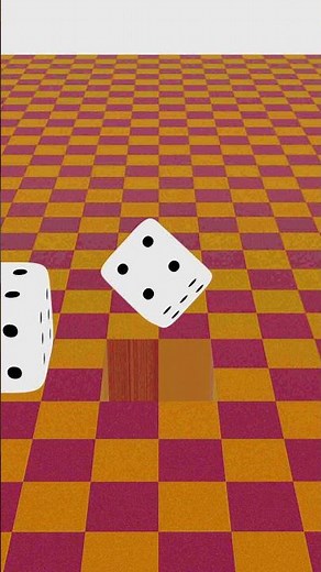 Perfectly Mesmerizing Loop of Rolling Dice 🎲✨