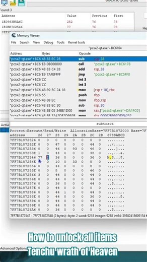 Tutorial cheat engine tenchu wrath of Heaven, unlock all items. #cheatengine #tutorial #short #fyp