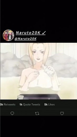 Lady Tsunade hot spring ♨️ #naruto #boruto #anime #shorts