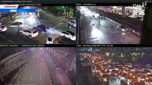 Live traffic updates in Metro Manila tonight, Dec. 15, 10 days before Christmas. COURTESY: MMDA | GMA News