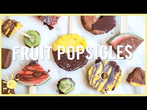 EAT | 3 Easy Homemade Fruit Popsicles