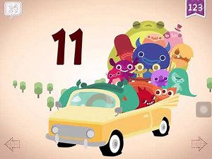 Endless Learning Academy - 123 Ferris Wheel - counting numbers 11 to 20 + addition