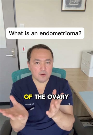 What is an endometrioma? #ivf #ttc #fertility #pcos #endometriosis