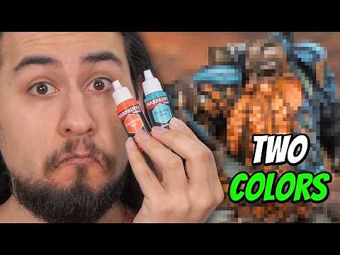 Painting Miniatures Using Only Two Colors!