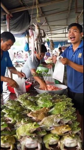 Shocking Street Market Finds: Frogs & Eels for Sale!@RandoMan-212
