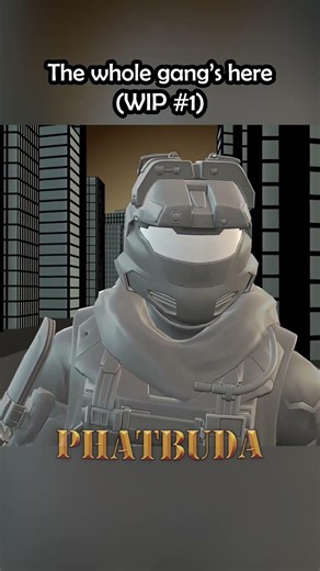 The whole gang's here 😎 Halo Animation #halo #haloart #3danimation