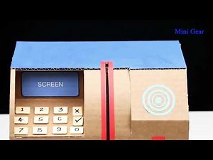 Construire un distributeur automatique de billets , retirer et depose de l argent sur du carton