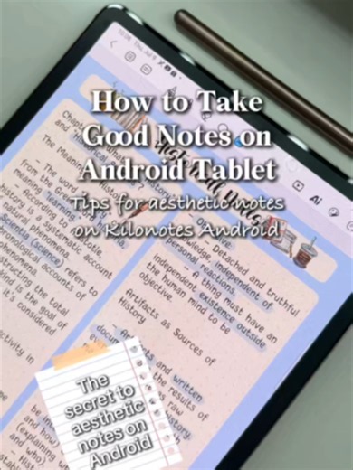 Aesthetic Android Notes: Clean Tips for Tablet Note-Taking