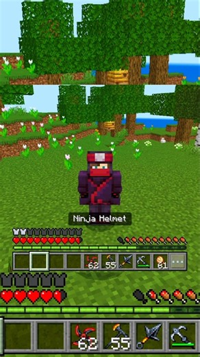 Parachute And Ninja Weapons #minecraftshorts #minecraft #minecraft#modnation#gaming #minecraftvideos