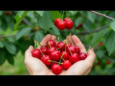 How American Farmers Harvest 371 Thousand Tons Of Cherries | Farming Documentary