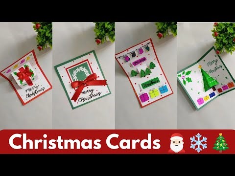 Easy Handmade Christmas Cards🎄| DIY Christmas Card Ideas at Home | Easy & Creative Ideas