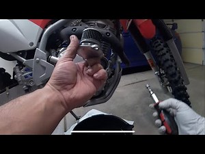 2020 CRF250F oil change DIY