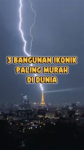 3 Bangunan Ikonik Dengan Biaya Termurah #shorts #faktaunik #youtubeshorts