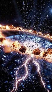 asmr pyrris crystal ring halo detonation 💎🌑💥 #asmr #space #realistic #impact #shorts