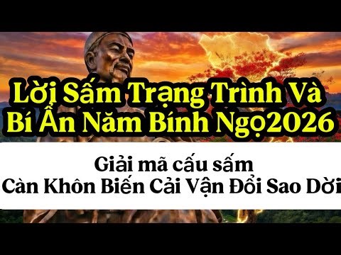 Lời Sấm Trạng Trình Ứng Nghiệm? Đại Nạn Bính Ngọ 2026 – Hỏa Tai, Đại Hồng Thủy Và Dịch Bệnh Lạ