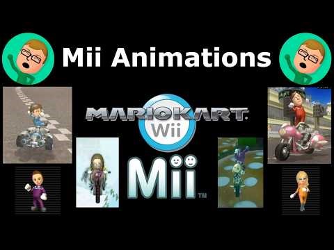 Mario Kart Wii - Mii Animations