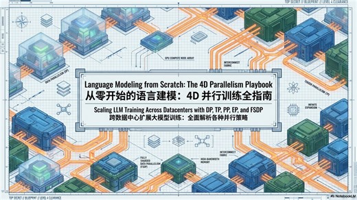 Training trillion-parameter LLMs? You need more than just data parallelism. 🧵