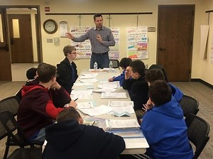 Boy Scouts learn about Scholarship, American Heritage and Culture