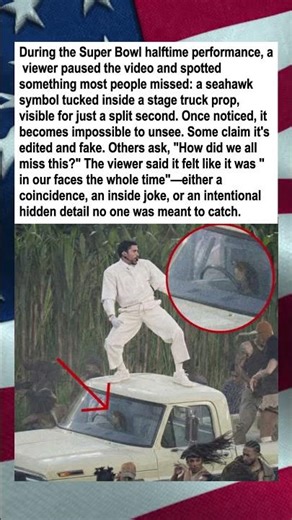 Seahawk Symbol Hidden In Halftime Show