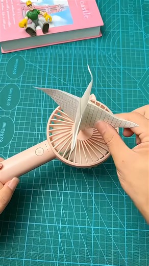 How to make Simple Paper Pinwheel, Origami Fan Spinner #paper #shorts