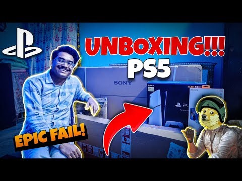 PS5 Unboxing (RAW 😭) | NO SCRIPT & EPIC FAIL!