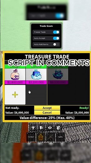 trade freeze script #arceus #bloxfruits #krnl #roblox #codex #delta #trade