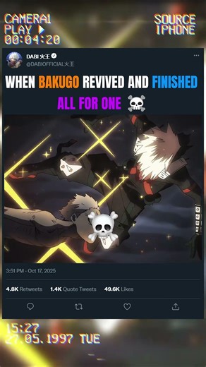 WHEN BAKUGO REVIVED AND FINISHED ALL FOR ONE ☠️ | #animeedit #myheroacademia