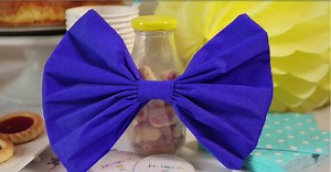 Tuto vidéo : fabriquer un nœud en papier crépon