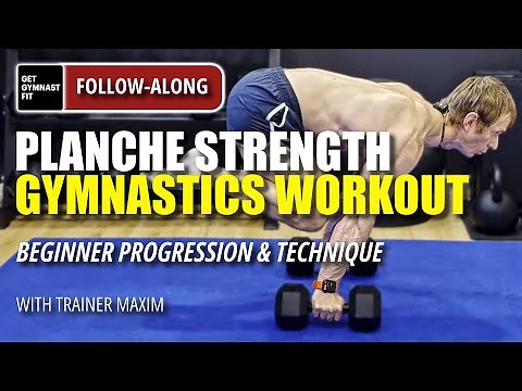 Planche Strength Gymnastics Workout | Follow Along | Beginner Progression & Technique