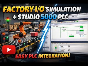 FACTORY IO Simulation with Studio 5000 PLC software
